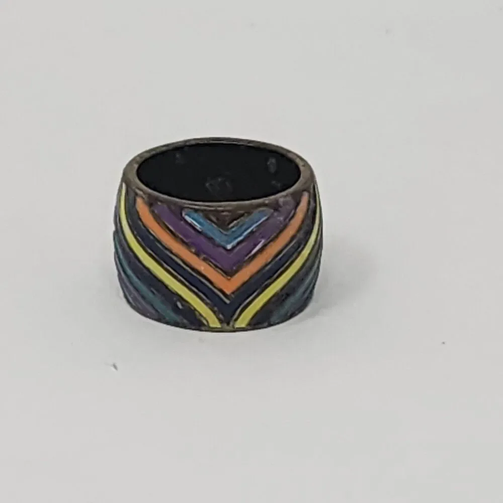 Source Unknown multicolor enamel